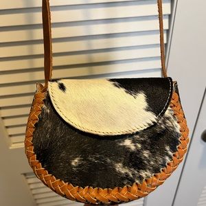 Calf Hair Crossbody Bag